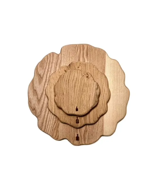 Planche en frêne massif français Nénuphar