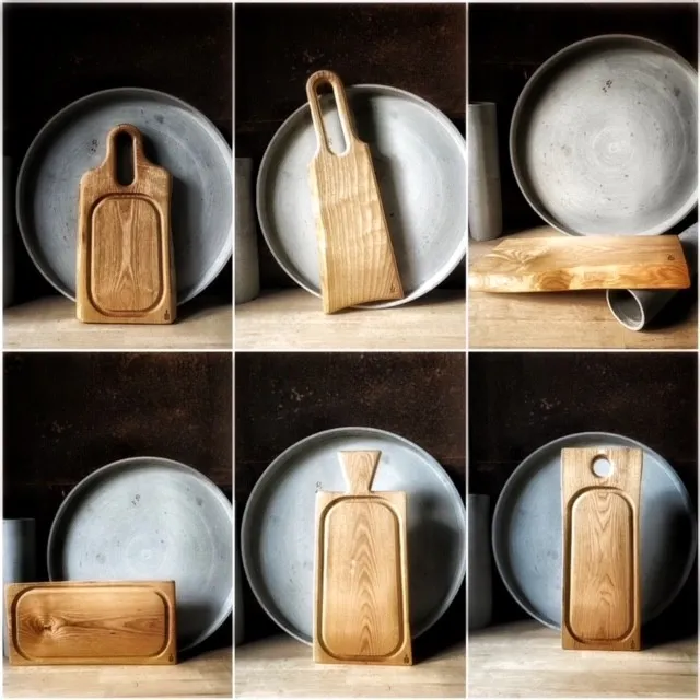 Planches en frêne massif français pour découper et présenter