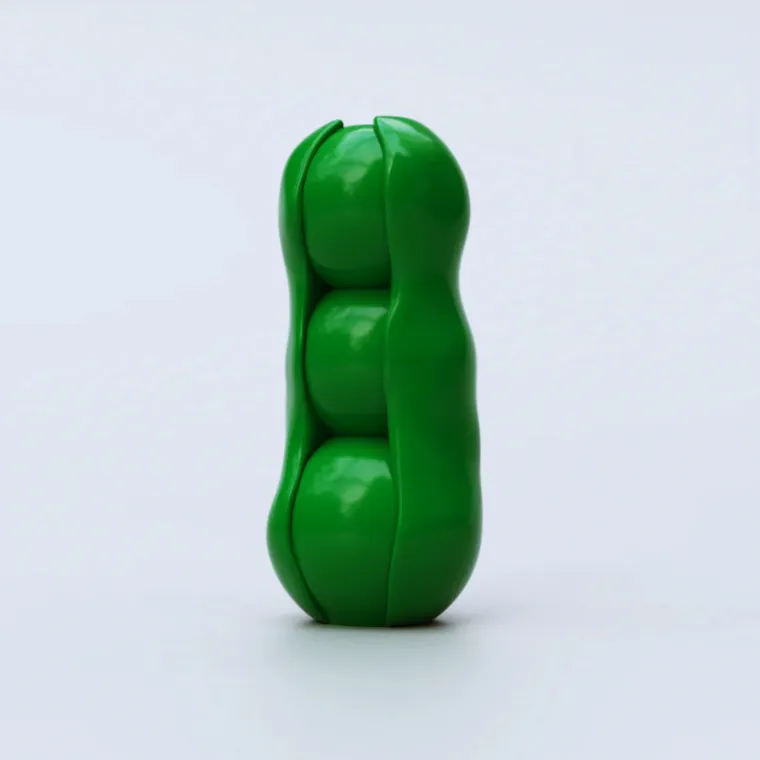 Vase en céramique petits pois